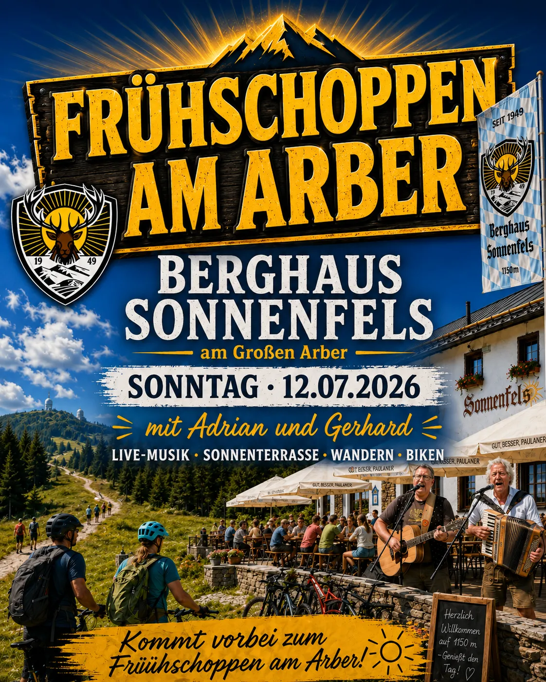 Aktuelle Veranstaltung im Berghaus Sonnenfels