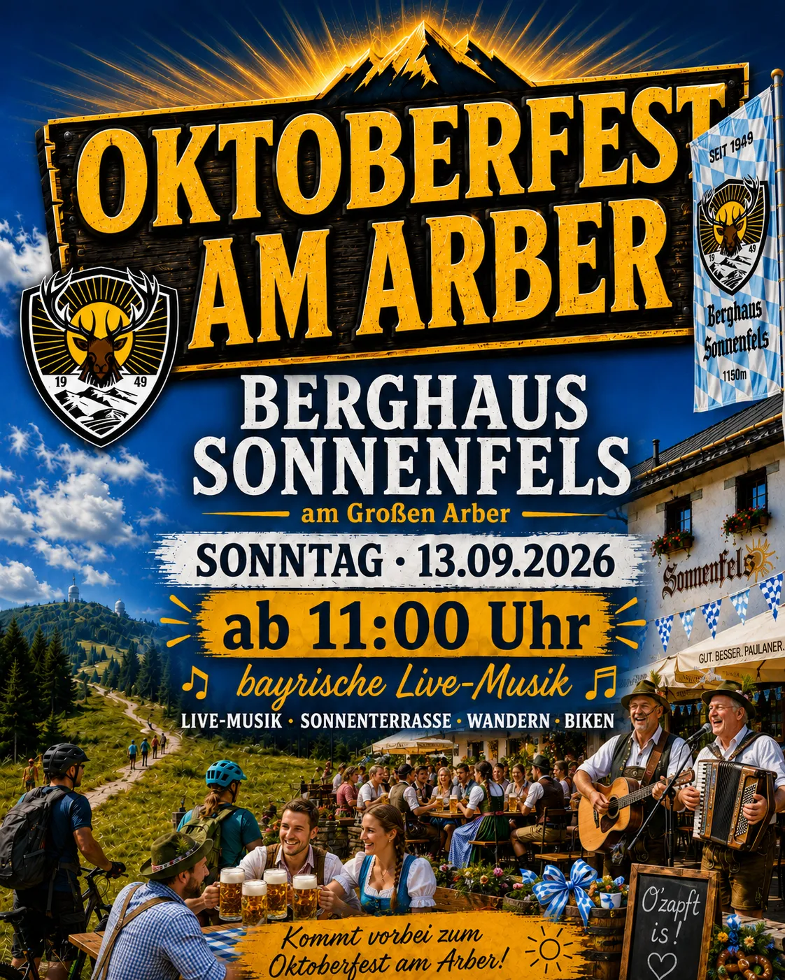 Aktuelle Veranstaltung im Berghaus Sonnenfels